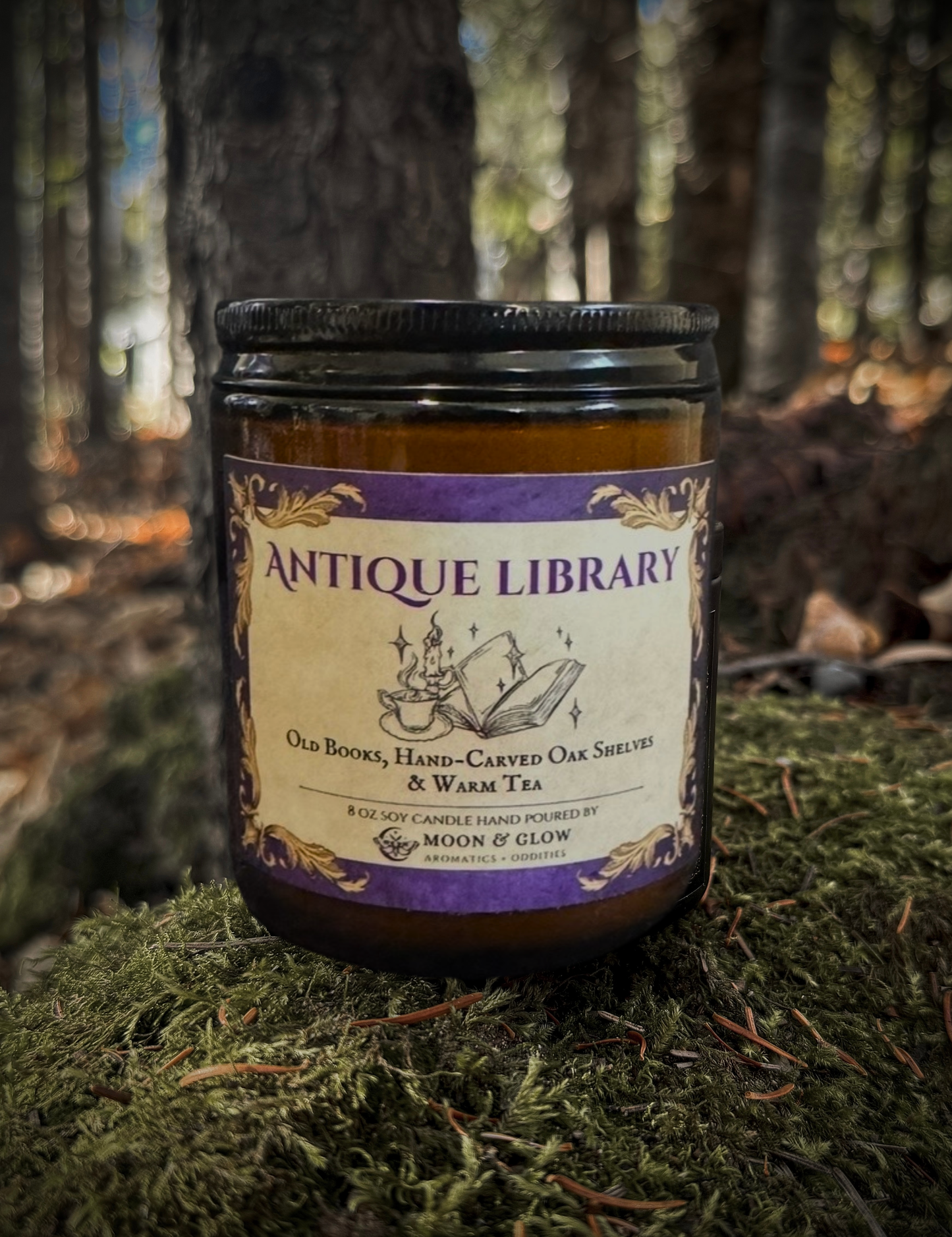 Antique Library Candle