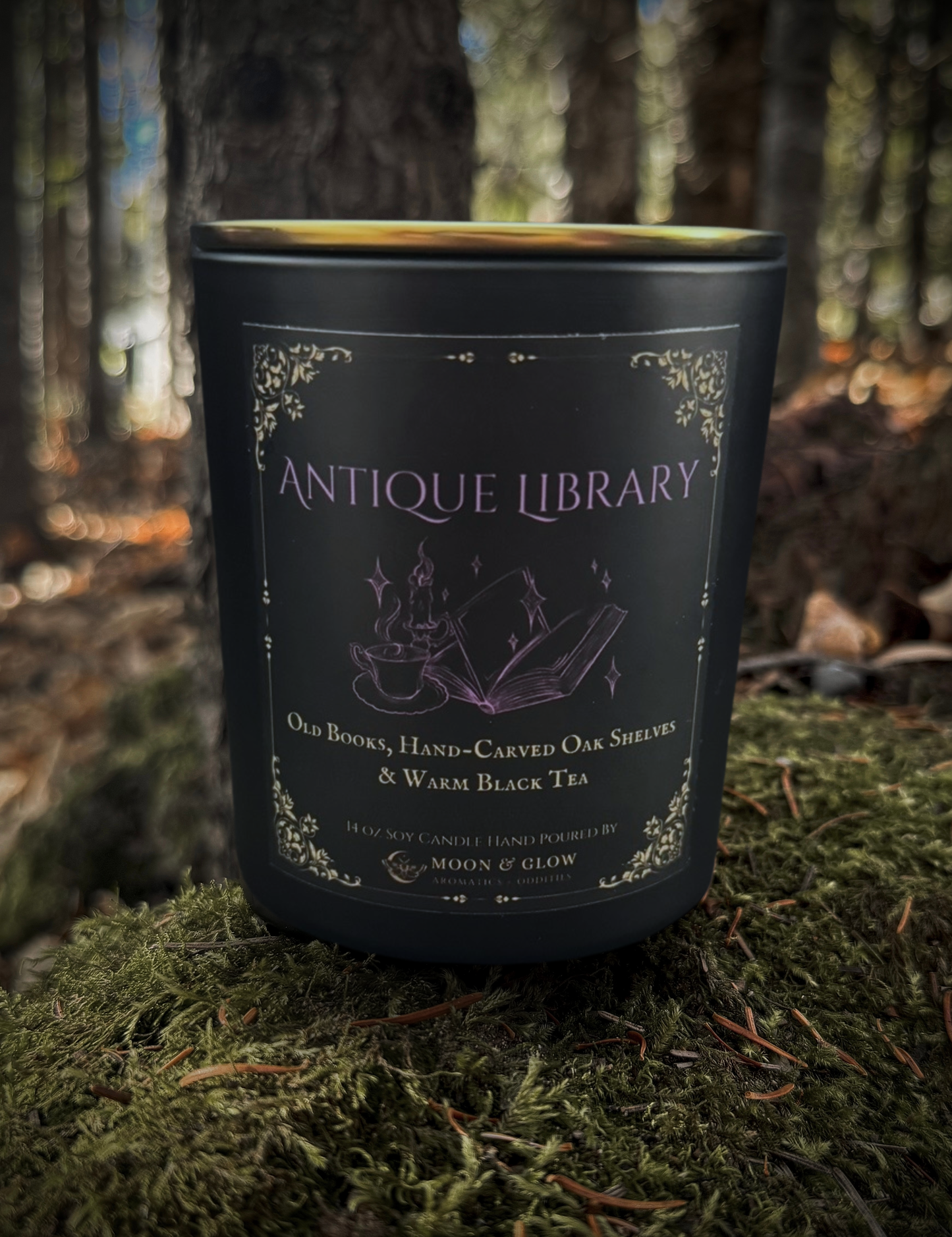 Antique Library Candle
