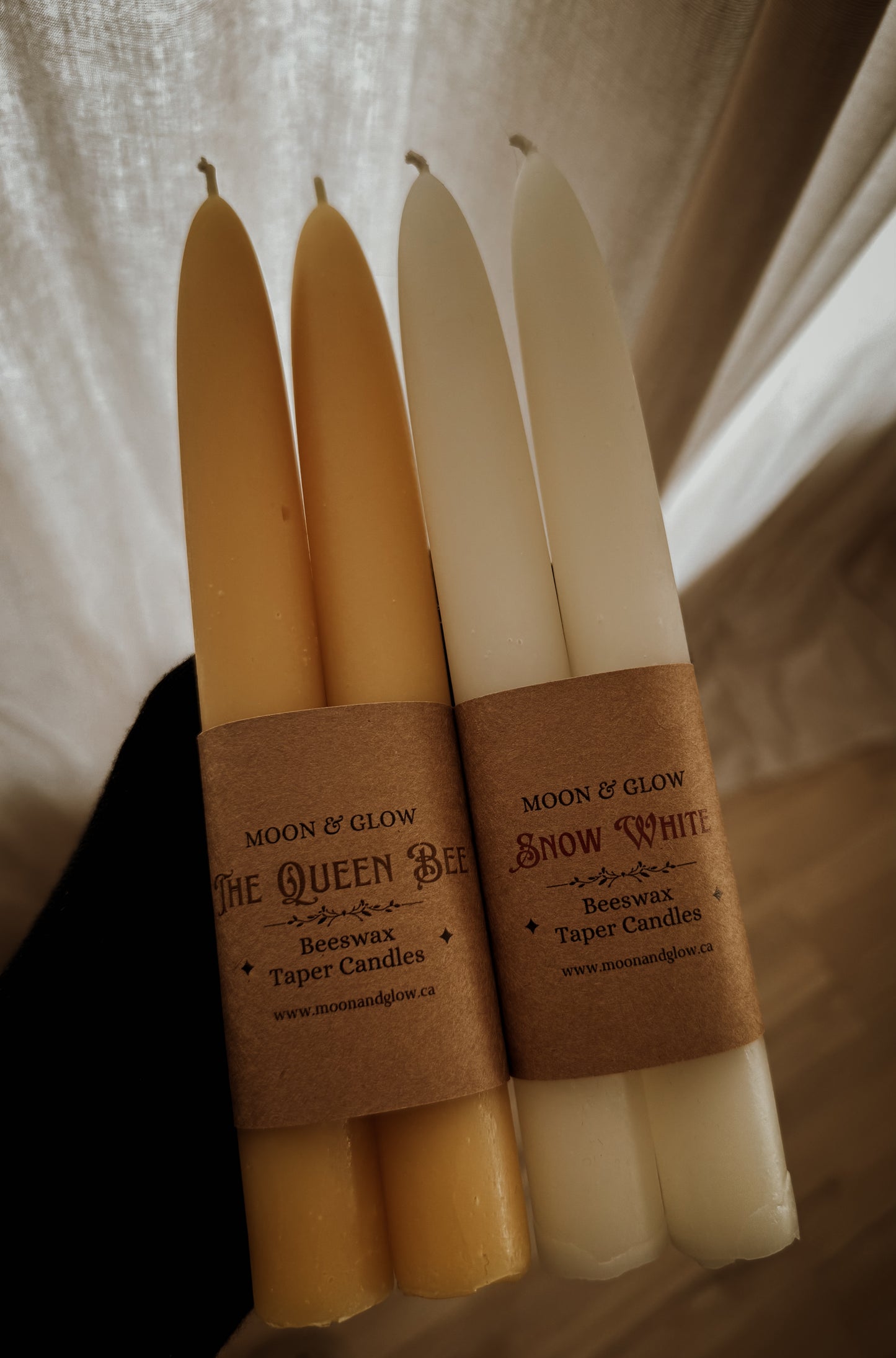 Beeswax Taper Candles