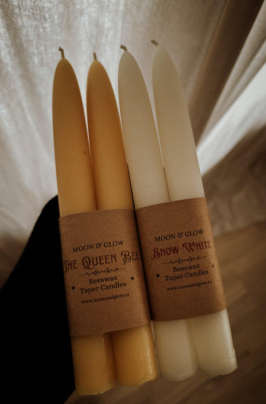 Beeswax Taper Candles